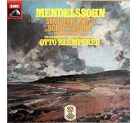 Felix Mendelssohn-Bartholdy , Philharmonia Orchestra , Otto Klemperer - Simfonie Nr. 3 "Schottische" Hebriden-Ouvertüre - His Master's Voice - 1 C 037-00 518