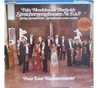 Felix Mendelssohn Bartholdy: Streichersymphonien Nr. 8 u. 9, Vinyl LP