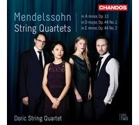 Felix Mendelssohn Mendelssohn: String Quartets - Volume 2 (CD) (Importación USA)