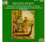Felix Mendelssohn, Works for Clarinet and Piano