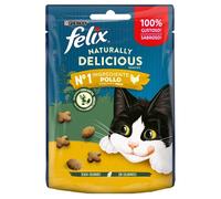 Felix Naturalmente Delicioso - Snacks para gatos - Pollo - Cantidad: 50 g