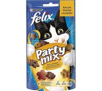 Felix Party Mix Original | Snacks para Gatos Adultos | Pollo, hígado, Pavo | 8 x 60 g