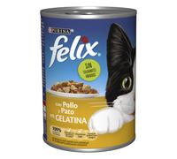 Felix Pollo y Pato en Gelatina Lata para Gatos 400 gr