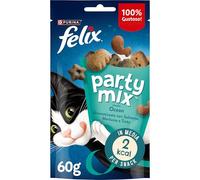 Felix Party Mix Ocean Mix Snack para Gatos 8 x 60 gr