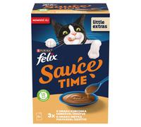Felix Sauce Time Karma complemento alimenticio para gatos adultos 6 x 40 g