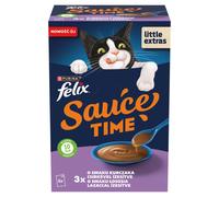 Felix Sauce Time Karma complemento alimenticio para gatos adultos 6 x 40 g