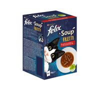 Felix Soup Filetti Campo Selection Comida Húmeda para Gatos | Húmeda (Bolsa) | 6 x 48 g
