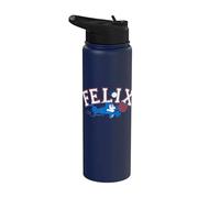 Felix The Cat Americana Catch Baseball Stainless Steel Insulated Water Bottle