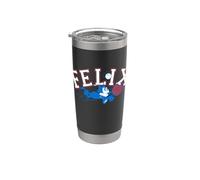 Felix The Cat Americana Catch Baseball Vaso térmico de acero inoxidable de doble pared