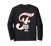 Felix The Cat Americana Script Logo Manga Larga