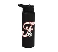 Felix The Cat Americana Script Logo Stainless Steel Insulated Water Bottle