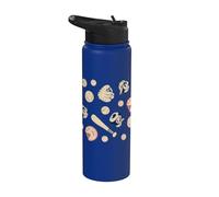 Felix The Cat Baseball Icons Americana All Over Print Stainless Steel Insulated Water Bottle
