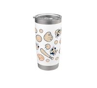 Felix The Cat Baseball Icons Americana All Over Print Vaso térmico de acero inoxidable de doble pared