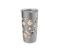 Felix The Cat Baseball Icons Americana All Over Print Vaso térmico de acero inoxidable de doble pared
