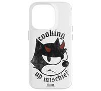 Felix The Cat Devil Horns Cooking Up Mischief Carcasa para iPhone 14 Pro