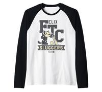 Felix The Cat FTC Sluggers Americana Camiseta Manga Raglan