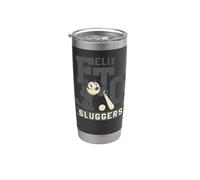 Felix The Cat FTC Sluggers Americana Vaso térmico de acero inoxidable de doble pared