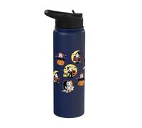 Felix The Cat Halloween Costume All Over Print Stainless Steel Insulated Water Bottle