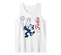 Felix The Cat Home Run Baseball Americana Camiseta sin Mangas