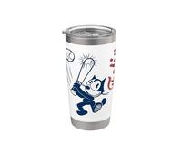 Felix The Cat Home Run Baseball Americana Vaso térmico de acero inoxidable de doble pared
