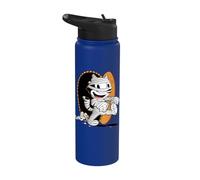 Felix The Cat Mummy Halloween Fun Stainless Steel Insulated Water Bottle
