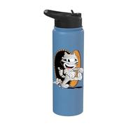 Felix The Cat Mummy Halloween Fun Stainless Steel Insulated Water Bottle