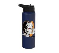 Felix The Cat Mummy Halloween Fun Stainless Steel Insulated Water Bottle