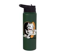 Felix The Cat Mummy Halloween Fun Stainless Steel Insulated Water Bottle