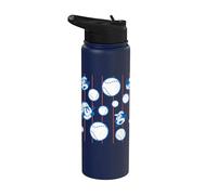 Felix The Cat Pinstripe Baseball All Over Print Stainless Steel Insulated Water Bottle