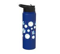 Felix The Cat Pinstripe Baseball All Over Print Stainless Steel Insulated Water Bottle