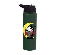 Felix The Cat Vampire Moon Halloween Stainless Steel Insulated Water Bottle