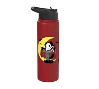 Felix The Cat Vampire Moon Halloween Stainless Steel Insulated Water Bottle