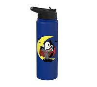 Felix The Cat Vampire Moon Halloween Stainless Steel Insulated Water Bottle
