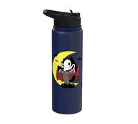 Felix The Cat Vampire Moon Halloween Stainless Steel Insulated Water Bottle