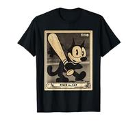 Felix The Cat Vintage Baseball Card Americana Camiseta