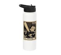 Felix The Cat Vintage Baseball Card Americana Stainless Steel Insulated Water Bottle