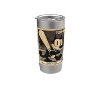 Felix The Cat Vintage Baseball Card Americana Vaso térmico de acero inoxidable de doble pared