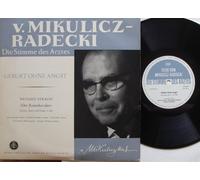 FELIX VON MIKULICZ-RADECKI / Die Stimme des Arztes / GEBURT OHNE ANGST / RICHARD STRAUSS " Der Rosenkavalier " / 1961 / Klapp-Bildhülle mit mit 4 seitiger original Text-Einheftung / WERK-VERLAG # ASWV 007 / BAYER WERBEPLATTE / Leonie Rysanek /