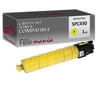 Felixmania Toner Amarillo Compatible para Ricoh SPC430 Y / 827075 821095 TO678