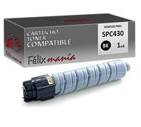Felixmania Toner Negro Compatible para Ricoh SPC430 BK / 827074 821094 TO675