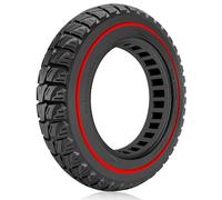 Felixstory 10 x 2.0 pulgadas 10 x 2.125 50/75-6.1 Neumáticos completos para Xiaomi Scooter M365 Pro 2 Evercross EV10K 10x2/54-152 - Elástico antipinchazos, 2 unidades, color rojo