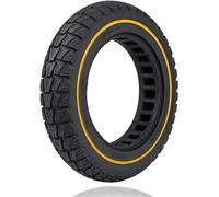 Felixstory 10x2.0 Pulgadas Neumático sólido, 10x2.125 10x2/54-152 50/75-6.1 Neumático de repuesto para Scooter eléctrico Cecotec Bongo serie Urbanglide Zwheel Zfox/Zlionx RCB Ev10z/ R17/R19, Amarillo
