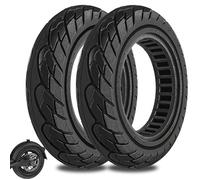 Felixstory 2 Piezas 10 Pulgadas 10 x 2.125 50/75-6.1 Neumático Completo para Xiaomi Scooter M365, 1S Pro 2 Pro 4 Gotrax gxl XR V2, 10 x 2, 10 x 2, Rueda Elástica, Resistente a Pinchazos (Línea Negra)