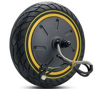 Felixstory Motor central de 10 pulgadas con neumático sólido, kit de ruedas de 500 W sin cámara de aire, diseñado para el patinete eléctrico Segway Ninebot Max G30P/G30LP-Dimensión 10 x 2,5 Accesorio