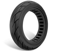 Felixstory Neumático sólido 10x2.125 Compatible con patinetes eléctricos Ninebot de Segway F25/ F30/ F40/ F65/ D18W/ D28U/ D38U/ D40, antideslizante, Neumático a prueba de pinchazos
