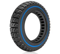 Felixstory Neumático sólido 10x2 pulgadas, reemplazo para neumáticos originales 10x2.125 10x2/54-152 8.5x2.0 50/75-6.1 8 1/2x2 adecuado para EVERCROSS EV85F Scooter eléctrico, Azul