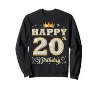 Feliz 20 cumpleaños 20 años Mujeres Hombres Fiesta de cumpleaños Sudadera