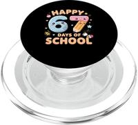 Feliz 67 día de Clases, Lindo Helado 100 días más Inteligente para niños PopSockets PopGrip para MagSafe