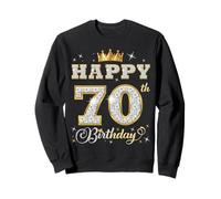 Feliz 70 cumpleaños 70 años Mujeres Hombres Fiesta de cumpleaños Sudadera