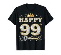 Feliz 99 cumpleaños 99 años Mujeres Hombres Fiesta de cumpleaños Camiseta